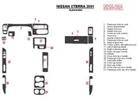 Nissan Xterra 2001-2001 Boîte de vitesses automatique 21 pièces Kit intérieur BD Dash Trim Kit - 1 Nissan Xterra 2001-2001 Boîte de vitesses automatique 21 pièces Kit intérieur BD Dash Trim Kit - 1