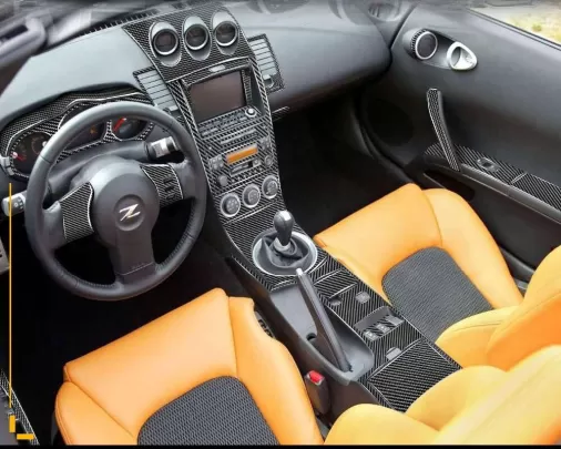 Nissan Z350 2003-2005 Full Set, Automatic Gear Interior BD Dash Trim Kit - 1 - Interior Dash Trim Kit Nissan Z350 2003-2005 Full Set, Automatic Gear Interior BD Dash Trim Kit - 1 - Interior Dash Trim Kit