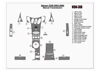 Nissan Z350 2003-2005 Manual Gear Box Interior BD Dash Trim Kit - 2