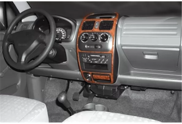Opel Agila 04.00-12.03 3D Interior Dashboard Trim Kit Dash Trim Dekor 3-Parts - 1 - Interior Dash Trim Kit Opel Agila 04.00-12.03 3D Interior Dashboard Trim Kit Dash Trim Dekor 3-Parts - 1 - Interior Dash Trim Kit