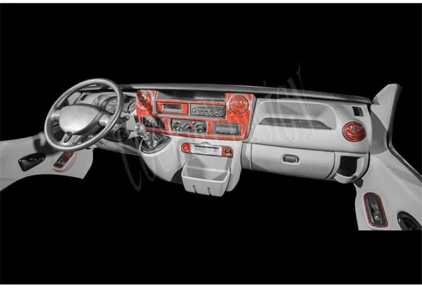 Opel Movano 01.04-12.09 3D Interior Dashboard Trim Kit Dash Trim Dekor 28-Parts - 1 - Interior Dash Trim Kit Opel Movano 01.04-12.09 3D Interior Dashboard Trim Kit Dash Trim Dekor 28-Parts - 1 - Interior Dash Trim Kit