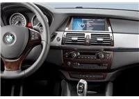 BMW X6 E71 2008-2014 Kit de garniture de tableau de bord intérieur 3D Dash Trim Dekor 41-Parts - 1
