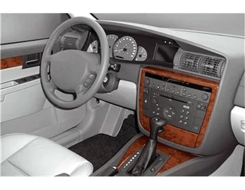 Opel Omega B2 09.99-12.03 Kit de garniture de tableau de bord intérieur 3D Dash Trim Dekor 8-Parts - 1