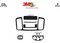 Opel Vivaro 01.01-12.06 3D Interior Dashboard Trim Kit Dash Trim Dekor 6-Parts - 2 Opel Vivaro 01.01-12.06 3D Interior Dashboard Trim Kit Dash Trim Dekor 6-Parts - 2