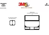Peugeot 1007 04.2005 Kit Décoration Tableau de Bord Intérieur 3D Dash Trim Dekor 2-Parts - 2