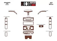 Peugeot 207 01.2007 3D Interior Dashboard Trim Kit Dash Trim Dekor 17-Parts - 2 - Interior Dash Trim Kit Peugeot 207 01.2007 3D Interior Dashboard Trim Kit Dash Trim Dekor 17-Parts - 2 - Interior Dash Trim Kit