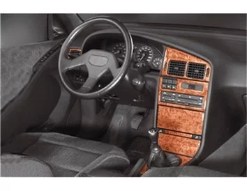 Peugeot 405 09.92-06.95 3D Interior Dashboard Trim Kit Dash Trim Dekor 9-Parts - 1 - Interior Dash Trim Kit