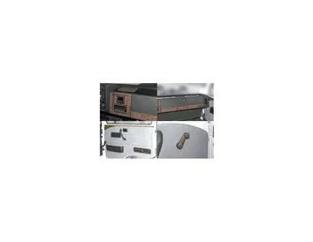 Peugeot 505 01.81-12.87 3D Interior Dashboard Trim Kit Dash Trim Dekor 18-Parts - 1 - Interior Dash Trim Kit