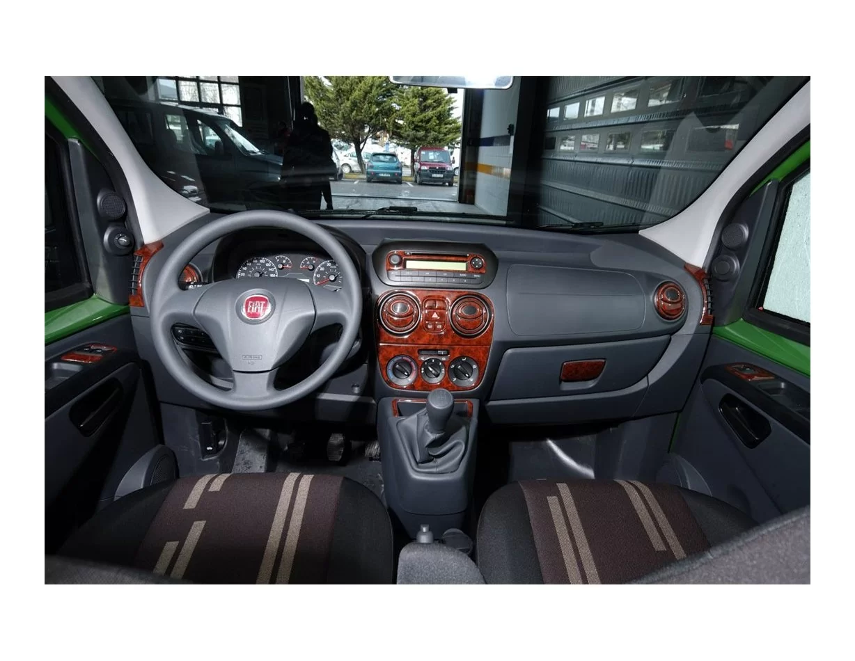 Peugeot Bipper 01.2008 Kit de garnitures intérieures de tableau de bord 3D Dash Trim Dekor 27-Parts - 1