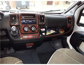 Peugeot Boxer 02.2006 Kit de décoration intérieure 3D pour tableau de bord Dash Trim Dekor 23-Parts - 1