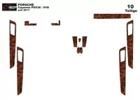 Porsche Cayenne 2018 9Y0 / 9Y3 3D Interior Dashboard Trim Kit Dash Trim Dekor 17-Parts - 2