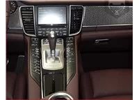 Porsche Panamera 2009-2015 Kit de décoration de tableau de bord intérieur 3D Dash Trim Dekor 22-Parts - 7 Porsche Panamera 2009-2015 Kit de décoration de tableau de bord intérieur 3D Dash Trim Dekor 22-Parts - 7