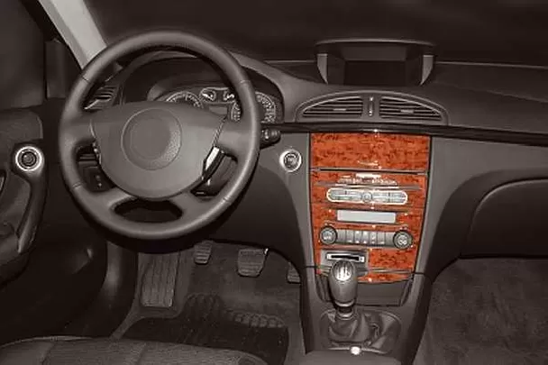 Renault Laguna 04.05-08.09 Kit de garnitures de tableau de bord intérieur 3D Dash Trim Dekor 5-Parts - 1 Renault Laguna 04.05-08.09 Kit de garnitures de tableau de bord intérieur 3D Dash Trim Dekor 5-Parts - 1