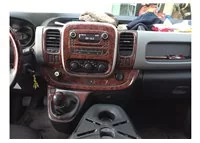 Renault Trafic 01.2015 Kit de garnitures intérieures de tableau de bord 3D Dash Trim Dekor 19-Parts - 1
