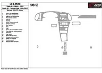 Saab 9-3 1999-2002 Manual Gearbox, With CD Player, Without OEM, 20 Parts set Interior BD Dash Trim Kit - 1 - Interior Dash Trim Saab 9-3 1999-2002 Manual Gearbox, With CD Player, Without OEM, 20 Parts set Interior BD Dash Trim Kit - 1 - Interior Dash Trim