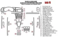 Saab 9-3 2003-2006 Manual Gear Box, With NAVI Interior BD Dash Trim Kit - 2 - Interior Dash Trim Kit Saab 9-3 2003-2006 Manual Gear Box, With NAVI Interior BD Dash Trim Kit - 2 - Interior Dash Trim Kit