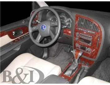 Saab 9-7x 2006-UP Full Set, Automatic Gear Interior BD Dash Trim Kit - 1 - Interior Dash Trim Kit