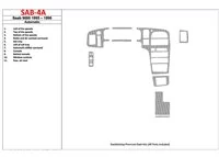 Saab 9000 1995-1996 Automatic Gearbox, 11 Parts set Interior BD Dash Trim Kit - 1 - Interior Dash Trim Kit Saab 9000 1995-1996 Automatic Gearbox, 11 Parts set Interior BD Dash Trim Kit - 1 - Interior Dash Trim Kit