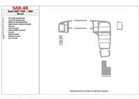 Saab 9000 1995-1996 Manual Gearbox, 11 Parts set Interior BD Dash Trim Kit - 1 - Interior Dash Trim Kit Saab 9000 1995-1996 Manual Gearbox, 11 Parts set Interior BD Dash Trim Kit - 1 - Interior Dash Trim Kit