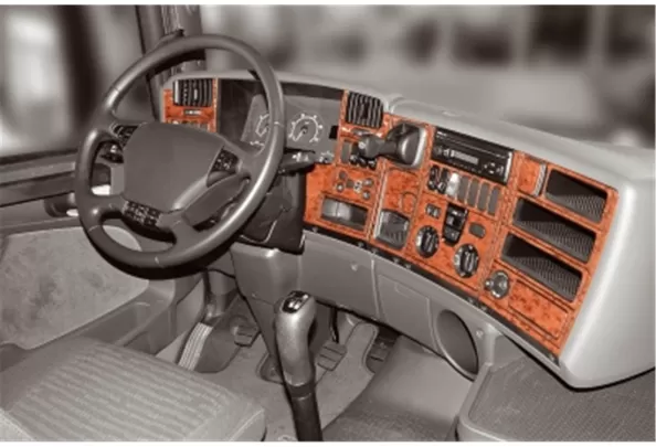 Scania R-Series R1 Reihe 05.04-09.09 3D Interior Dashboard Trim Kit Dash Trim Dekor 46-Parts - 1 - Interior Dash Trim Kit Scania R-Series R1 Reihe 05.04-09.09 3D Interior Dashboard Trim Kit Dash Trim Dekor 46-Parts - 1 - Interior Dash Trim Kit