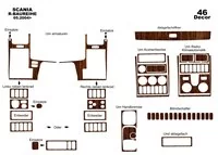 Scania R-Series R1 Reihe 05.04-09.09 3D Interior Dashboard Trim Kit Dash Trim Dekor 46-Parts - 2 - Interior Dash Trim Kit Scania R-Series R1 Reihe 05.04-09.09 3D Interior Dashboard Trim Kit Dash Trim Dekor 46-Parts - 2 - Interior Dash Trim Kit