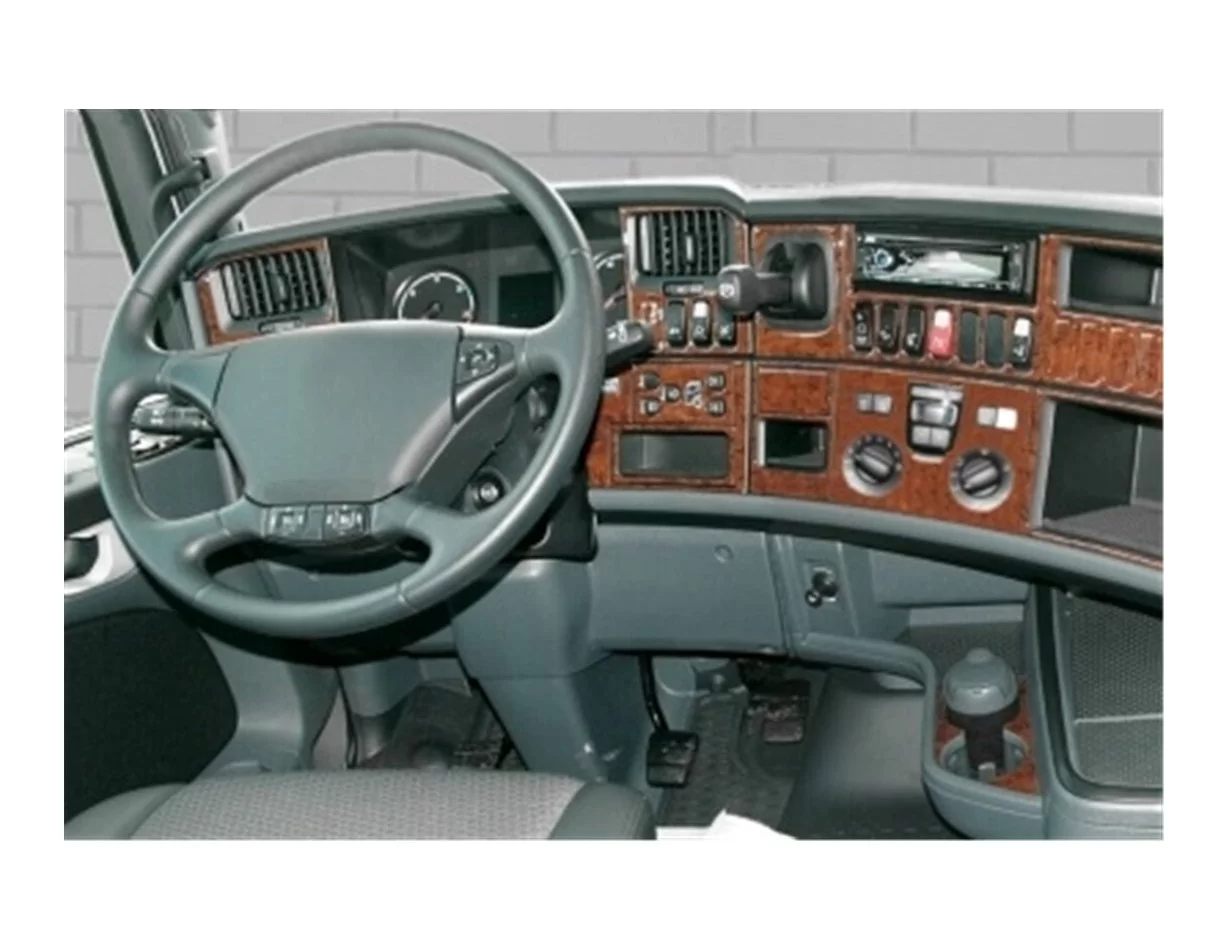 Scania R-Series R2 HighLine 2009 3D Interior Dashboard Trim Kit Dash Trim Dekor 54-Parts - 1 - Interior Dash Trim Kit