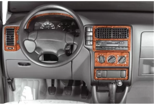 Seat Arosa 04.97-01.01 3D Interior Dashboard Trim Kit Dash Trim Dekor 10-Parts - 1 - Interior Dash Trim Kit