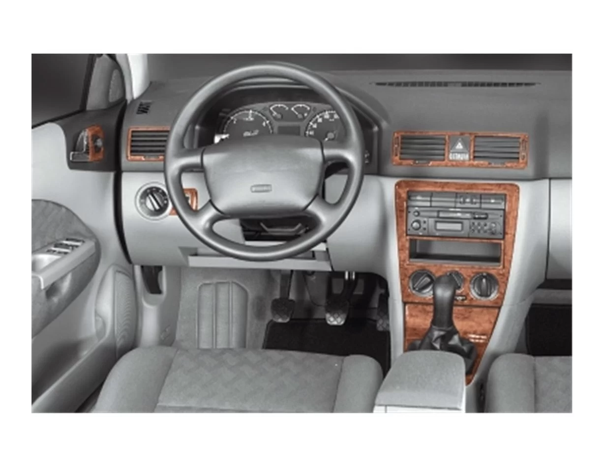 Skoda Octavia A4 1U 06.98-04.04 Inleg dashboard Interieurset aansluitend en pasgemaakt op he 15 -Teile - 1