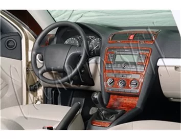 Skoda Octavia A5 1Z 05.04-08.09 Kit de garniture de tableau de bord intérieur 3D Dash Trim Dekor 15-Parts - 1