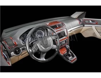 Skoda Octavia A5 1Z 09.2009 Inleg dashboard Interieurset aansluitend en pasgemaakt op he 11 -Teile - 1