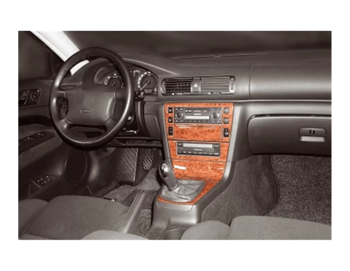 Skoda SuperB 02.02-12.07 Inleg dashboard Interieurset aansluitend en pasgemaakt op he 6 -Teile - 1