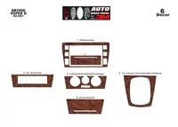 Skoda SuperB 02.02-12.07 Inleg dashboard Interieurset aansluitend en pasgemaakt op he 6 -Teile - 2 Skoda SuperB 02.02-12.07 Inleg dashboard Interieurset aansluitend en pasgemaakt op he 6 -Teile - 2