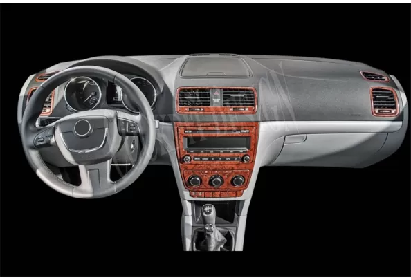 Skoda Yeti 01.2010 3D Interior Dashboard Trim Kit Dash Trim Dekor 21-Parts - 1 - Interior Dash Trim Kit Skoda Yeti 01.2010 3D Interior Dashboard Trim Kit Dash Trim Dekor 21-Parts - 1 - Interior Dash Trim Kit