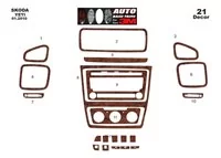 Skoda Yeti 01.2010 3D Interior Dashboard Trim Kit Dash Trim Dekor 21-Parts - 2 - Interior Dash Trim Kit Skoda Yeti 01.2010 3D Interior Dashboard Trim Kit Dash Trim Dekor 21-Parts - 2 - Interior Dash Trim Kit