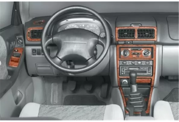Subaru Forester 09.97-12.07 3D Interior Dashboard Trim Kit Dash Trim Dekor 13-Parts - 1 - Interior Dash Trim Kit Subaru Forester 09.97-12.07 3D Interior Dashboard Trim Kit Dash Trim Dekor 13-Parts - 1 - Interior Dash Trim Kit