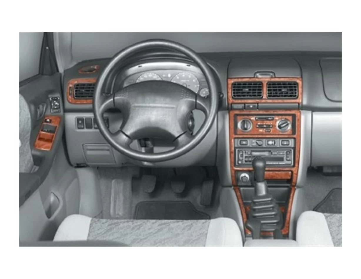 Subaru Forester 09.97-12.07 Inleg dashboard Interieurset aansluitend en pasgemaakt op he 13 -Teile - 1