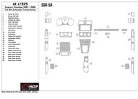 Subaru Forester 2003-2006 Full Set, Automatic Gear Interior BD Dash Trim Kit - 1 - Interior Dash Trim Kit Subaru Forester 2003-2006 Full Set, Automatic Gear Interior BD Dash Trim Kit - 1 - Interior Dash Trim Kit