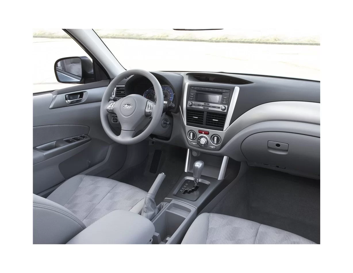 Subaru Forester 2009-2013 3D Interior Dashboard Trim Kit Dash Trim Dekor 41-Parts - 1 - Interior Dash Trim Kit