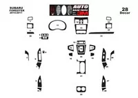Subaru Forester 2014-2017 3D Interior Dashboard Trim Kit Dash Trim Dekor 28-Parts - 2 - Interior Dash Trim Kit Subaru Forester 2014-2017 3D Interior Dashboard Trim Kit Dash Trim Dekor 28-Parts - 2 - Interior Dash Trim Kit