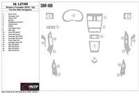 Subaru Forester 2014-UP Ensemble complet, sans kit de garniture de tableau de bord intérieur NAVI BD - 1 Subaru Forester 2014-UP Ensemble complet, sans kit de garniture de tableau de bord intérieur NAVI BD - 1