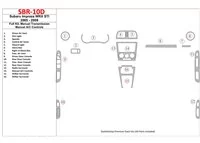 Subaru Impreza WRX 2005-2008 Volledige set, handgeschakelde versnellingsbak, handgeschakelde versnellingsbak AC-bediening Interi