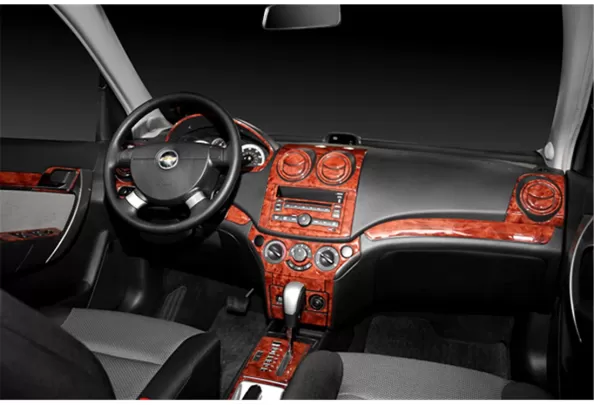 Chevrolet Aveo 02.2006 3D Interior Dashboard Trim Kit Dash Trim Dekor 21-Parts - 1 - Interior Dash Trim Kit Chevrolet Aveo 02.2006 3D Interior Dashboard Trim Kit Dash Trim Dekor 21-Parts - 1 - Interior Dash Trim Kit