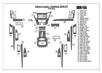 Subaru Outback 2010-UP Interieur BD Dash Trim Kit - 2 Subaru Outback 2010-UP Interieur BD Dash Trim Kit - 2
