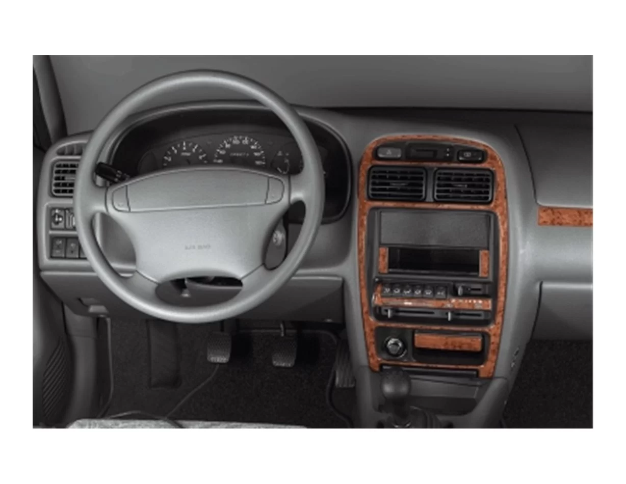Suzuki Baleno 09.97-06.06 Inleg dashboard Interieurset aansluitend en pasgemaakt op he 9 -Teile - 1