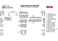 Suzuki Grand Vitara 2003-2005 Full Set, Automatic mission Interior BD Dash Trim Kit - 1 - Interior Dash Trim Kit Suzuki Grand Vitara 2003-2005 Full Set, Automatic mission Interior BD Dash Trim Kit - 1 - Interior Dash Trim Kit