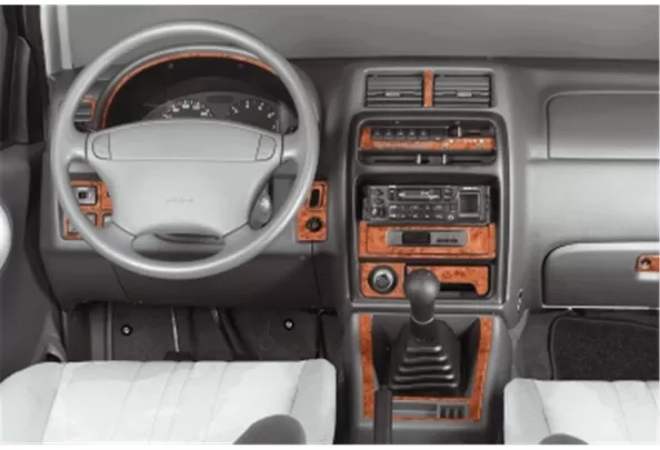 Suzuki Vitara 4x4 03.97-07.05 Kit de garniture de tableau de bord intérieur 3D Dash Trim Dekor 26-Parts - 1