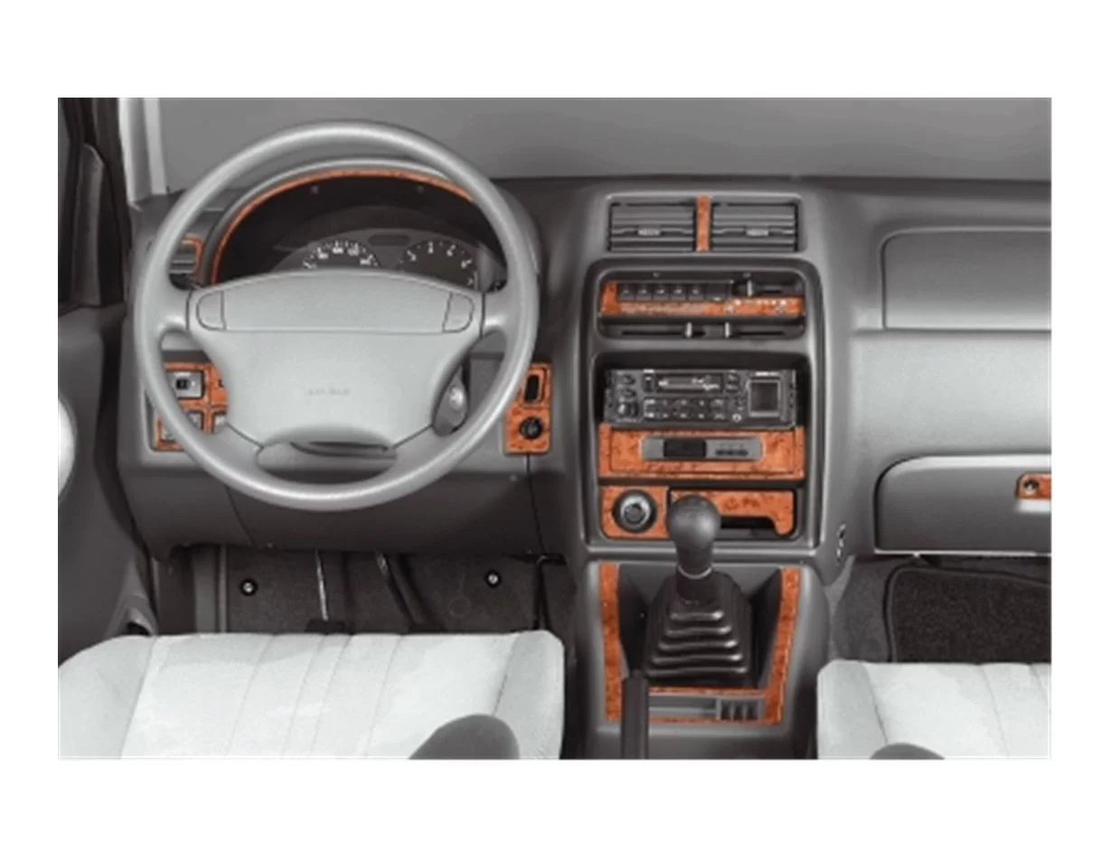 Suzuki Vitara 4x4 03.97-07.05 Kit de garniture de tableau de bord intérieur 3D Dash Trim Dekor 26-Parts - 1