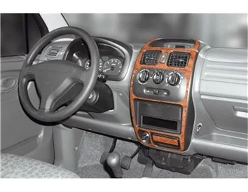 Suzuki Wagon R 10.00-12.02 Inleg dashboard Interieurset aansluitend en pasgemaakt op he 3 -Teile - 1
