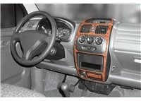 Suzuki Wagon R 10.00-12.02 Kit de garniture de tableau de bord intérieur 3D Dash Trim Dekor 3-Parts - 1
