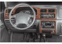 Suzuki Wagon R 10.97-09.00 Kit de garniture de tableau de bord intérieur 3D Dash Trim Dekor 4-Parts - 1 Suzuki Wagon R 10.97-09.00 Kit de garniture de tableau de bord intérieur 3D Dash Trim Dekor 4-Parts - 1